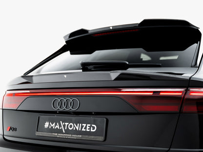 Maxton Design Carbon Fiber Tailgate Spoiler (Lower) Audi SQ8 / Q8 S-Line Mk1 Facelift