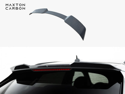 Maxton Design Carbon Fiber Tailgate Spoiler (Upper) Audi SQ8 / Q8 S-Line Mk1 Facelift