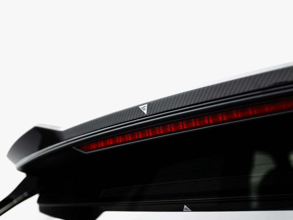 Maxton Design Carbon Fiber Tailgate Spoiler (Upper) Audi SQ8 / Q8 S-Line Mk1 Facelift