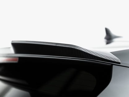 Maxton Design Carbon Fiber Tailgate Spoiler (Upper) Audi SQ8 / Q8 S-Line Mk1 Facelift