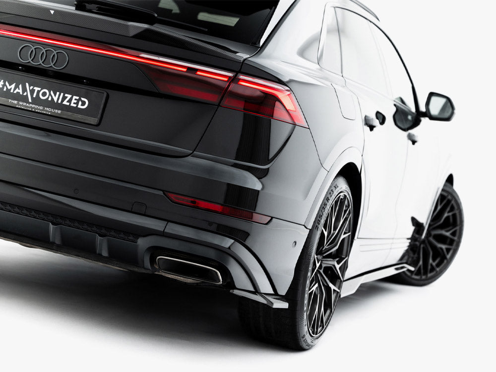 Maxton Design Prepreg Carbon Fiber Rear Side Splitters Audi Q8 S-Line Mk1 Facelift
