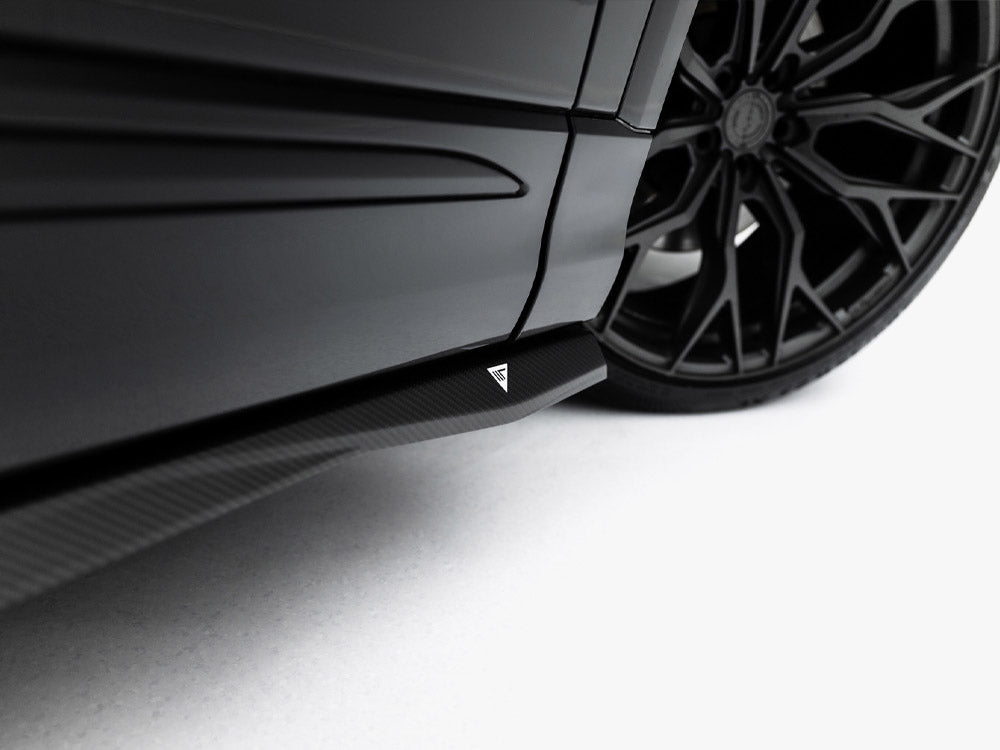 Maxton Design Prepreg Carbon Fiber Side Skirts Audi SQ8 / Q8 S-Line Mk1 Facelift