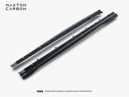 Maxton Design Prepreg Carbon Fiber Side Skirts Audi SQ8 / Q8 S-Line Mk1 Facelift