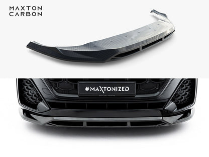 Maxton Design Prepreg Carbon Fiber Front Splitter Audi SQ8 / Q8 S-Line Mk1 Facelift