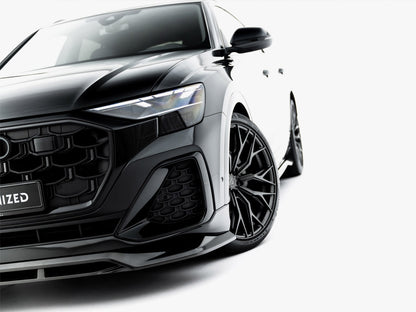 Maxton Design Prepreg Carbon Fiber Front Splitter Audi SQ8 / Q8 S-Line Mk1 Facelift