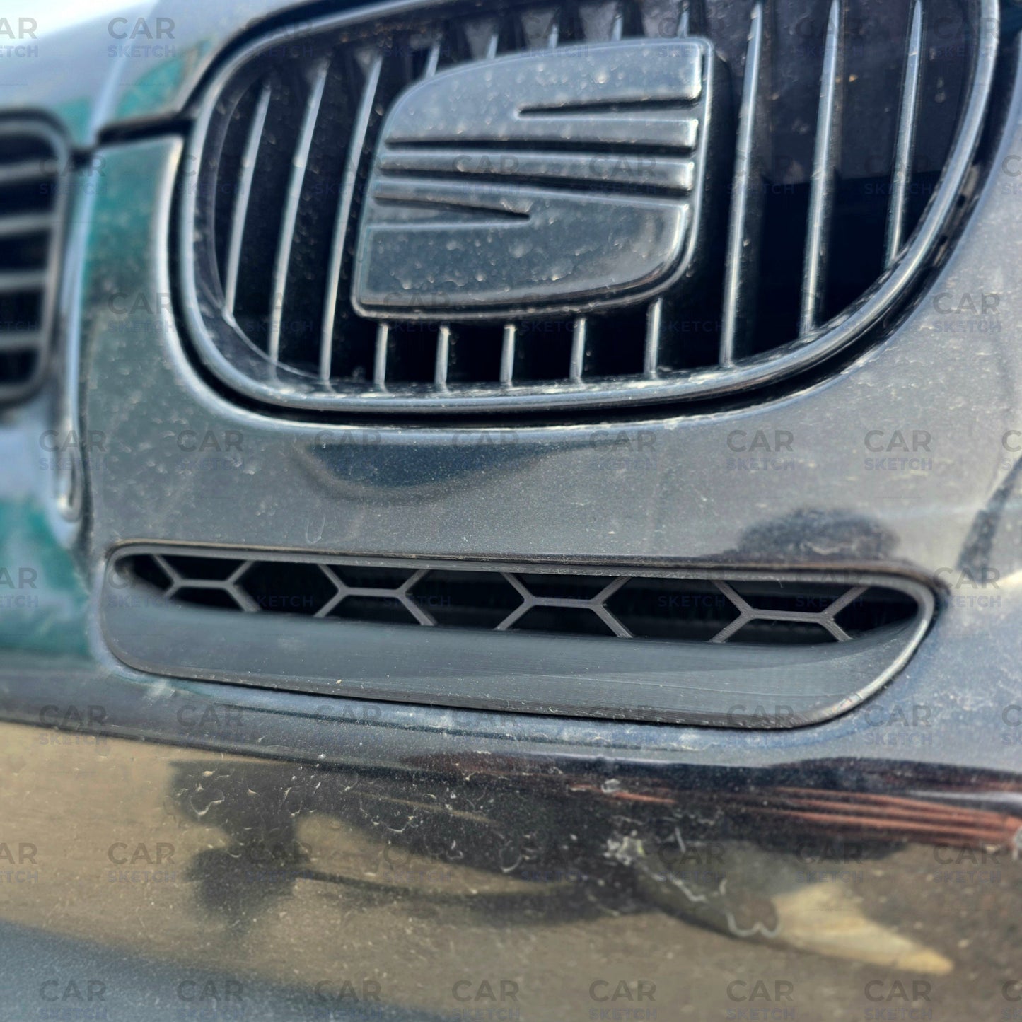 Seat Leon 1M Cupra Front Grille Insert – Honeycomb or Cupra Logo Design