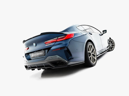 Maxton Design Rear Splitter (Vertical Bars) BMW 8 Gran Coupe M-Pack G16