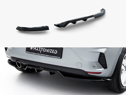Maxton Design Rear Splitter (Vertical Bars) Renault Clio Mk5 Facelift