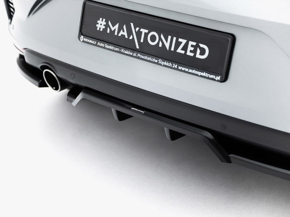Maxton Design Rear Splitter (Vertical Bars) Renault Clio Mk5 Facelift