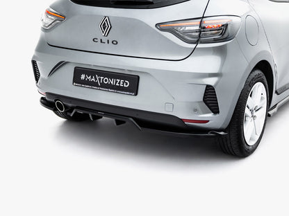 Maxton Design Rear Splitter (Vertical Bars) Renault Clio Mk5 Facelift