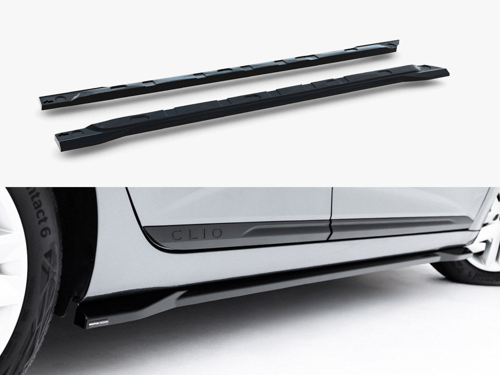 Maxton Design Side Skirt Diffusers Renault Clio Mk5 Facelift