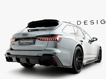 Maxton Design Rear Valance Audi RS6 C8 (Version with towbar)