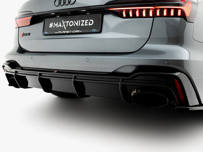 Maxton Design Rear Valance Audi RS6 C8 (Version with towbar)