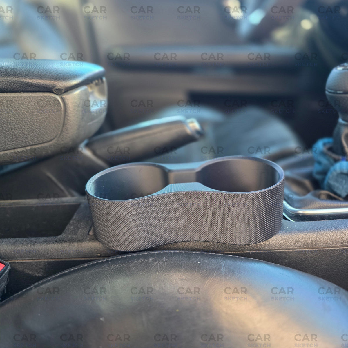 Audi A4/S4 B6/B7 Double Cup Holder – Center Console Fit with Lighter Plug Hole