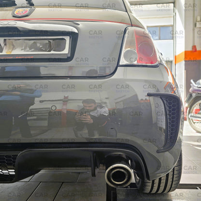 Abarth 595 Pre-Restyling / Pre-Facelift Rear Bumper Aero Fins (Left & Right Set)