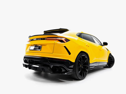 PREPREG CARBON FIBER REAR SPLITTER (VERTICAL BARS) LAMBORGHINI URUS MK1 - 2