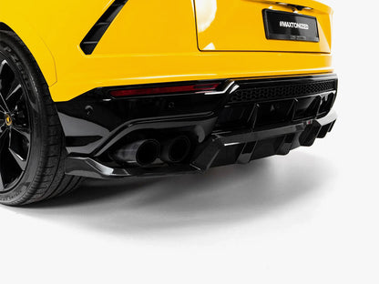 PREPREG CARBON FIBER REAR SPLITTER (VERTICAL BARS) LAMBORGHINI URUS MK1 - 4