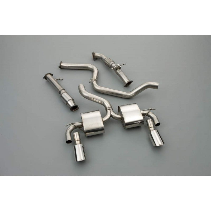 Milltek Exhaust  Ford FOCUS MK2 RS 2.5T 305PS Turbo-back Exhaust including Hi-Flow Sports Cat SSXFD069 - TMC Motorsport