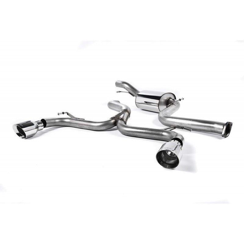 Milltek Exhaust  Ford Focus MK2 ST 225 Cat back Exhaust 3€³ Race System ULTIMATE Polish Tails SSXFD135 - TMC Motorsport