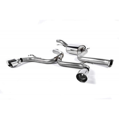 Milltek Exhaust  Ford Focus MK2 ST 225 Cat back Exhaust 3€³ Race System ULTIMATE Polish Tails SSXFD135 - TMC Motorsport