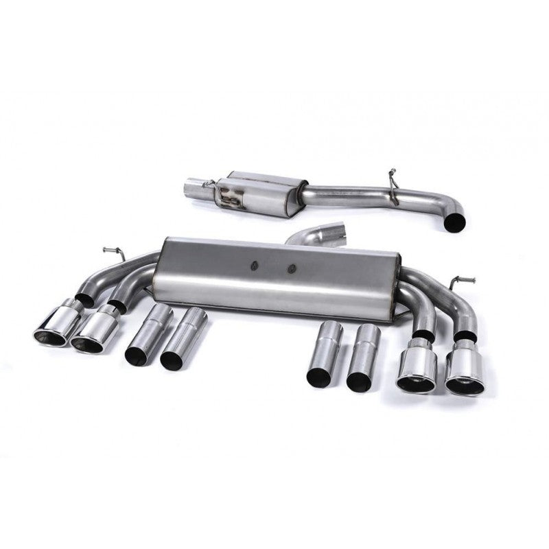 Milltek Exhaust - Audi S3 2.0 TFSI quattro Cabrio 8V Cat-back Exhaust (Non-GPF Equipped Models Only) SSXAU545