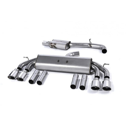 Milltek Exhaust - Audi S3 2.0 TFSI quattro Cabrio 8V Cat-back Exhaust (Non-GPF Equipped Models Only) SSXAU545
