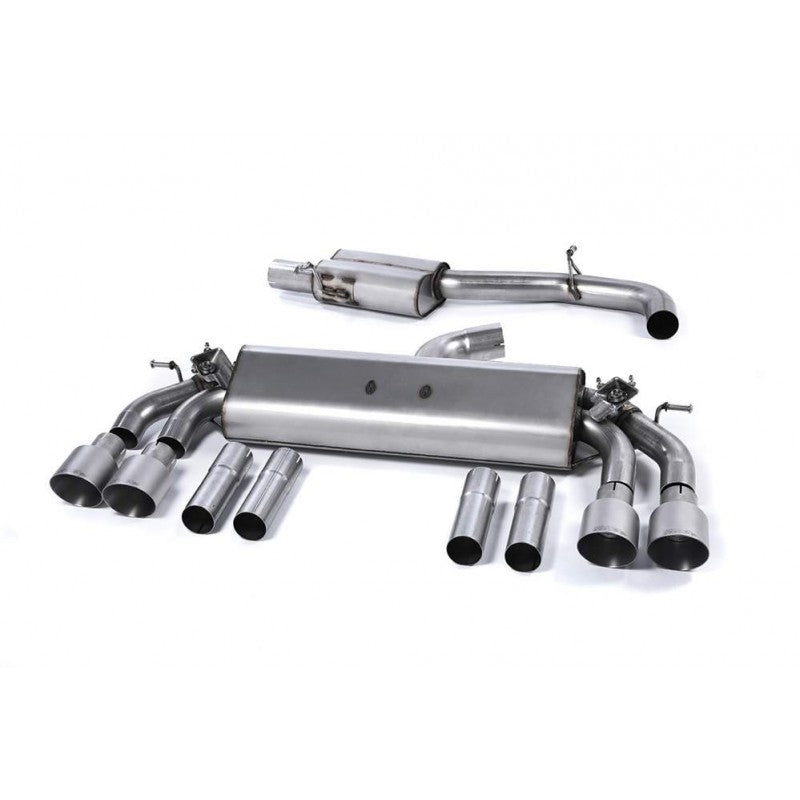 Milltek Exhaust - Audi S3 2.0 TFSI quattro Cabrio 8V Cat-back Exhaust (Non-GPF Equipped Models Only) SSXAU548