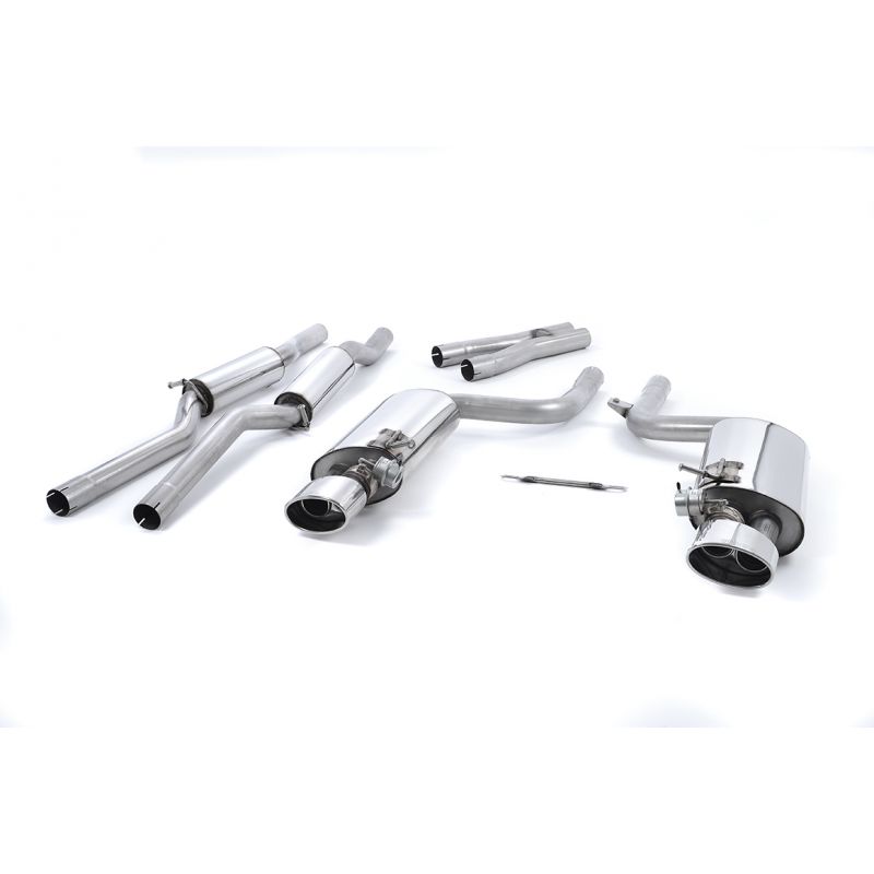 Milltek Exhaust  Audi RS4 B7 4.2 V8 SALOON AVANT AND CABRIOLET Cat-back Exhaust SSXAU061 - TMC Motorsport