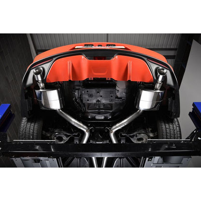 Milltek Exhaust  Ford Mustang 2.3 Ecoboost (Fastback) Cat Back Exhaust System Resonated Dual Polish Tips SSXFD173 - TMC Motorsport