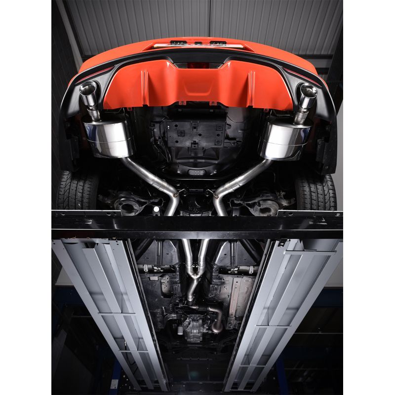 Milltek Exhaust  Ford Mustang 2.3 Ecoboost (Fastback) Cat Back Exhaust System Non Resonated Dual Polish Tips SSXFD175 - TMC Motorsport