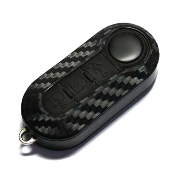 Carbon Fibre Look Vinyl Key Cover Sticker for Abarth 500 & Punto Models - Abarth Tuning