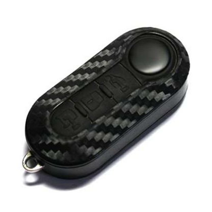 Carbon Fibre Look Vinyl Key Cover Sticker for Abarth 500 & Punto Models - Abarth Tuning