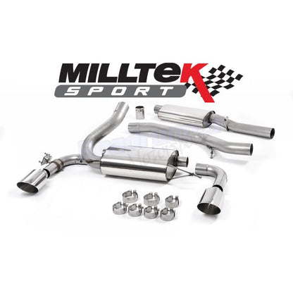 Milltek Sport - Ford Focus RS MK3 2.3 Ecoboost 4wd 5 Door 2016 on Cat Back Exhaust System Resonated SSXFD190