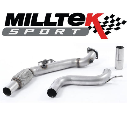 Milltek Ford Mustang 2.3 Ecoboost (Fastback) 2015 on Large Bore Downpipe and Decat Exhaust Fits Milltek System Only SSXFD172