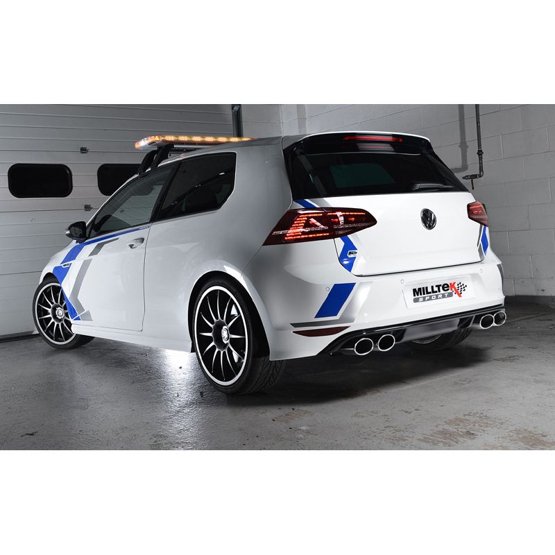 Milltek Exhaust  Volkswagen GOLF MK7 R 2.0 TSI 300PS Cat-back Exhaust SSXVW257 - TMC Motorsport