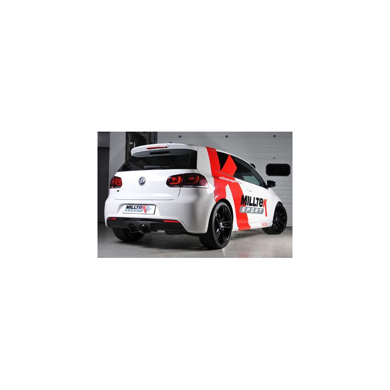 Milltek Exhaust  Volkswagen GOLF MK6 R 2.0 TSI 270PS Cat-back Exhaust SSXVW140 - TMC Motorsport