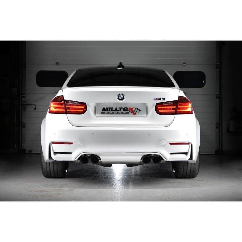Milltek Exhaust  BMW M3 F80 Saloon & M3 Competition Saloon (Non OPF/GPF Models Only) Largebore Downpipes & Hi Flow Sports Cats Exhaust SSXBM1030 - TMC Motorsport