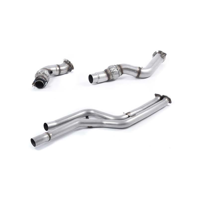 Milltek Exhaust  BMW M3 F80 Saloon & M3 Competition Saloon (Non OPF/GPF Models Only) 3€³ Largebore Downpipes & Decats Exhaust SSXBM1031 - TMC Motorsport