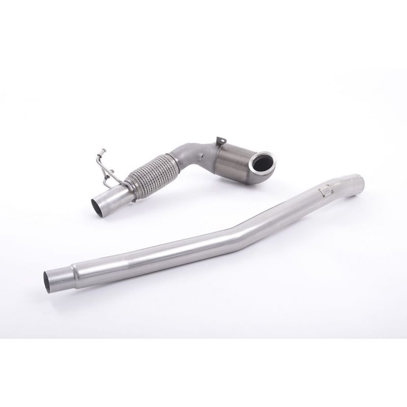 Milltek Exhaust - Audi A3 2.0 TFSI QUATTRO SEDAN 8V (US-ONLY) Large Bore Downpipe and Hi-Flow Sports Cat SSXVW349