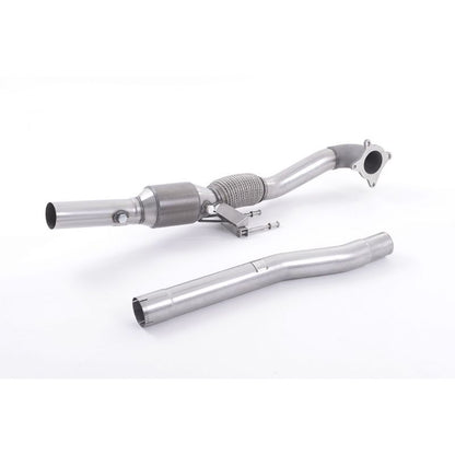 Milltek Exhaust - Audi A3 2.0T FSI QUATTRO 3-DOOR Large Bore Downpipe and Hi-Flow Sports Cat SSXAU200