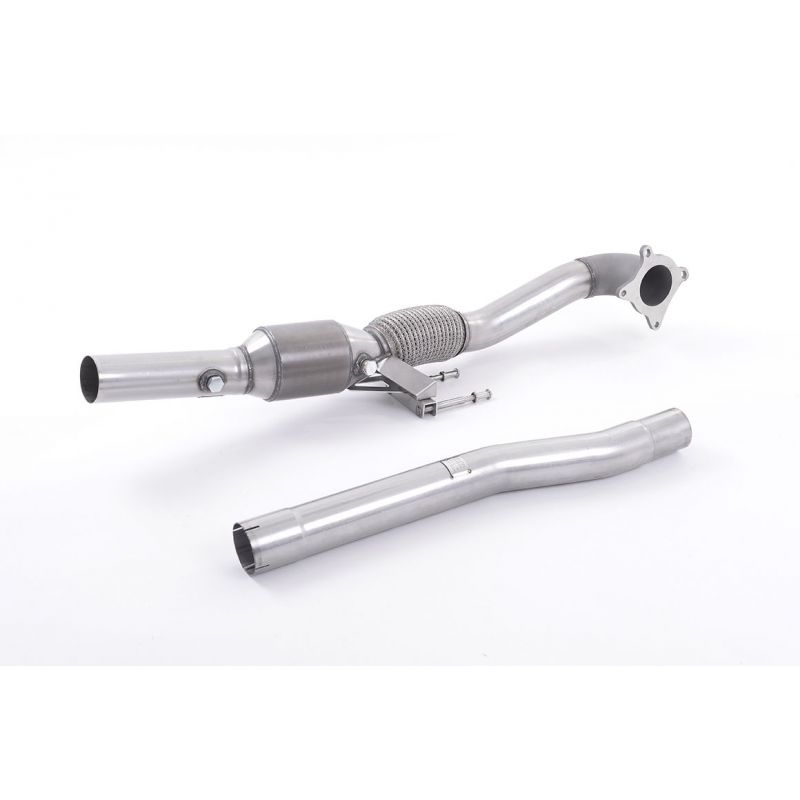 Milltek Exhaust - Skoda OCTAVIA VRS 2.0 TSI Large Bore Downpipe and Hi-Flow Sports Cat SSXAU200