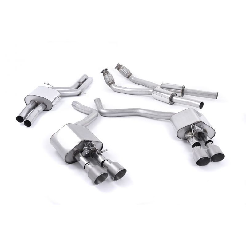 Milltek Exhaust - Audi S7 SPORTBACK 4.0 TFSI QUATTRO S TRONIC Cat-back Exhaust SSXAU446