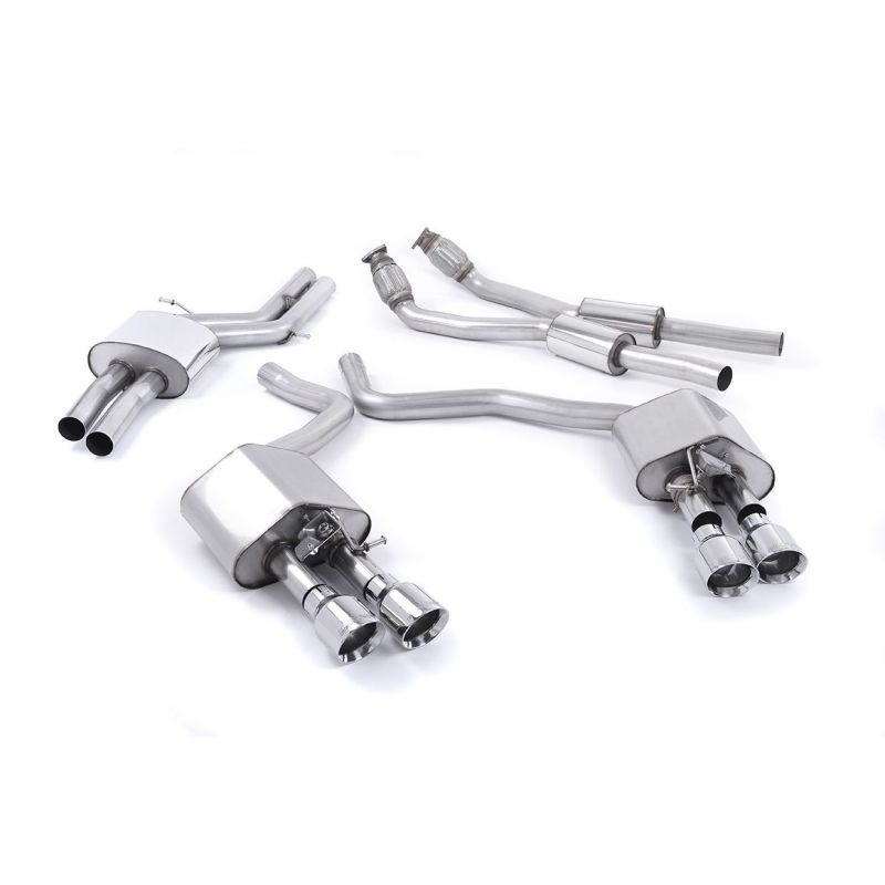 Milltek Exhaust - Audi S7 SPORTBACK 4.0 TFSI QUATTRO S TRONIC Cat-back Exhaust SSXAU444