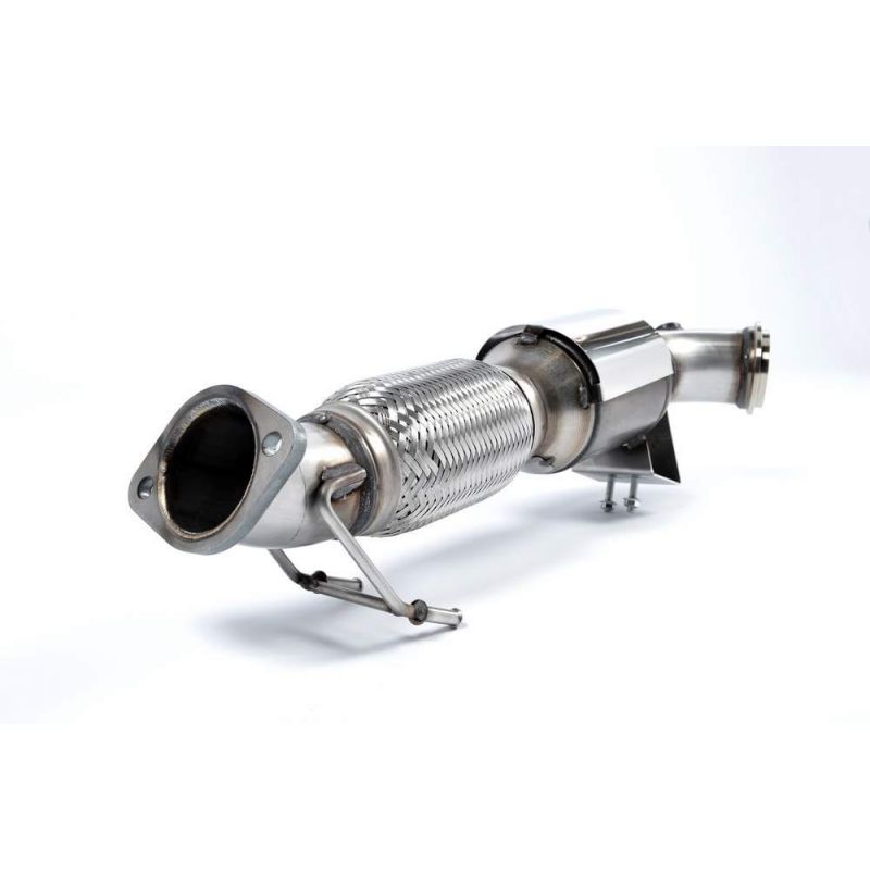 Milltek Exhaust - Ford FOCUS MK3 ST 2.0-LITRE ECOBOOST ESTATE / SEDAN / LIMOSINE Large Bore Downpipe and Hi-Flow Sports Cat SSXFD125