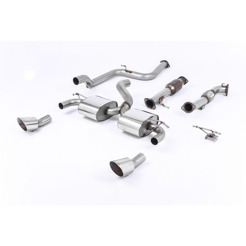 Milltek Sport - Ford FOCUS MK2 RS 2.5T 305PS Turbo-back Exhaust including Hi-Flow Sports Cat SSXFD083