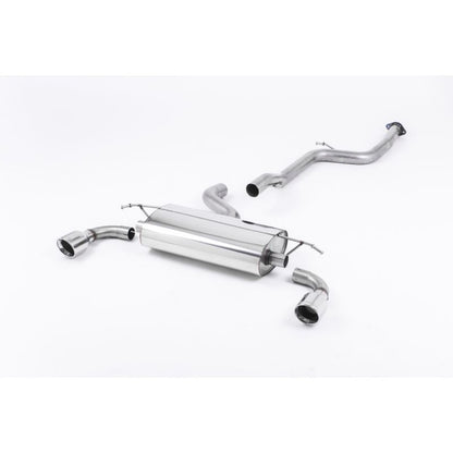 Milltek Sport - Ford Focus MK2 ST 225 (2005 - 2010) Cat back Exhaust System Non Resonated Polished JET 100mm Tips SSXFD042