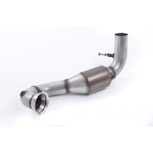 Milltek Exhaust Mercedes A-Class A45 AMG 2.0 Turbo (W176) Large Bore Downpipe and Hi-Flow Sports Cat SSXMZ116