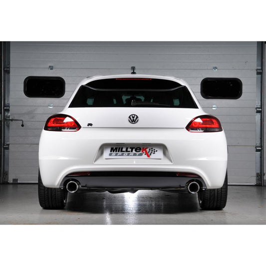Milltek Sport - Volkswagen SCIROCCO R Turbo-back Exhaust excluding Hi-Flow Sports Cat SSXVW191