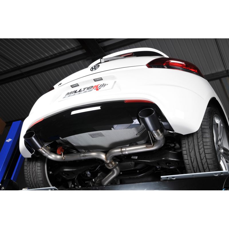 Milltek Exhaust  Volkswagen SCIROCCO R Turbo-back Exhaust including Hi-Flow Sports Cat SSXVW144 - TMC Motorsport