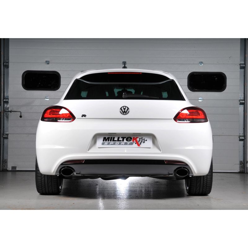 Milltek Exhaust  Volkswagen SCIROCCO R Turbo-back Exhaust including Hi-Flow Sports Cat SSXVW144 - TMC Motorsport